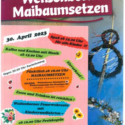 Maibaumsetzen Weißenborn