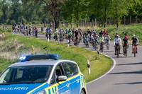 Fahrradtross in Richtung Zeitz