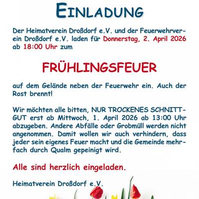 Frühlingsfeuer
